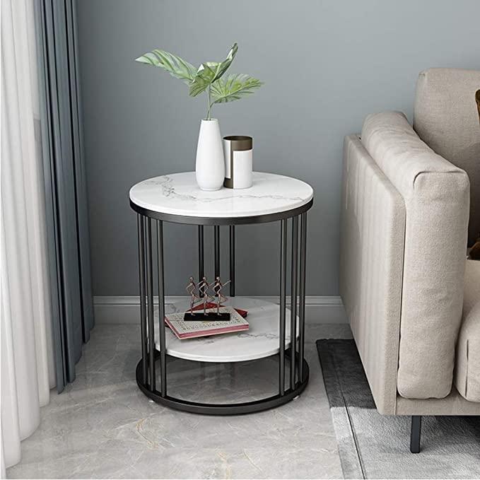 Simple Modern Bedside Cabinet Small Round Table - All India Decor