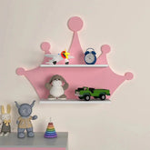 Crown Shape Kids Wall Storage Shelves - All India Decor