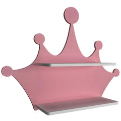 Crown Shape Kids Wall Storage Shelves - All India Decor