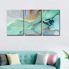 Beautiful Abstract Wall Art Wood Framed Canvas Painting - All India Decor