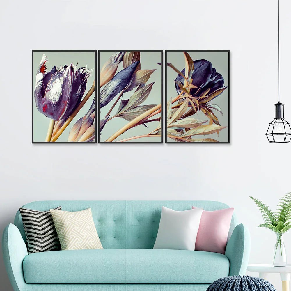 Spring Tulip Wall Frame Set of 3 - All India Decor