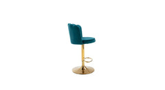Teal Color Avidan Bar Stool - All India Decor