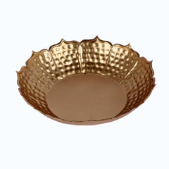 Metal flower Urli Bowl Set of 3 - All India Decor