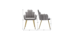 Grey Trent Accent Chair - All India Decor
