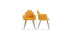 Yellow Trent Accent Chair - All India Decor