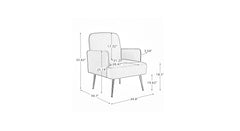 Rose Esme Accent Chair - All India Decor