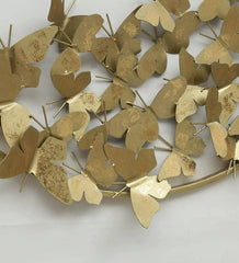 Metal Butterfly Ring Wall Art - All India Decor