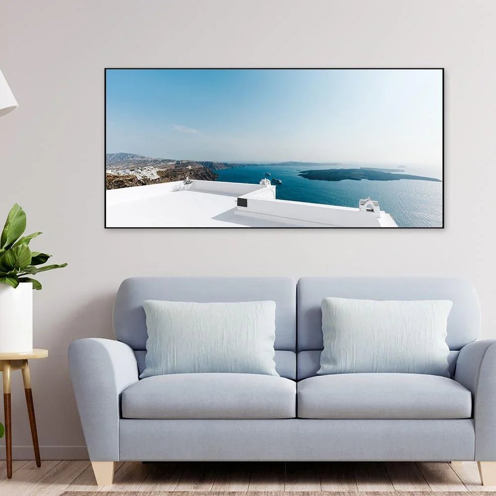Santorini Island Greece Framed Wall Art - All India Decor
