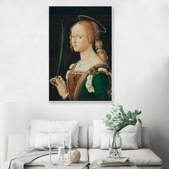 St. Justina of Pauda Framed Wall Art - All India Decor