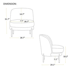Orange Addaly Accent Chair - All India Decor