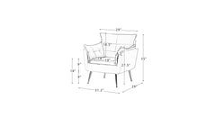 Blue Fyn Accent Chair - All India Decor