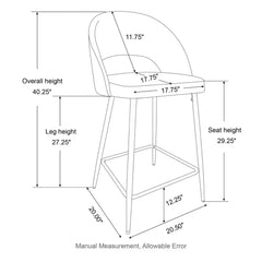 Brown Elmore Bar Stool - All India Decor