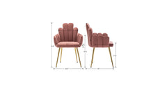 Pink Trent Accent Chair - All India Decor