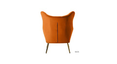 Orange Dawson Accent Chair - All India Decor