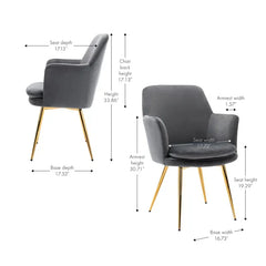 Grey Tonas Accent Chair - All India Decor