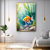 Expressive Fish Acrylic Wall Paintings & Arts - All India Decor