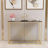 Metal Console table in Pipe Design - All India Decor