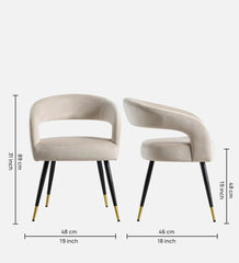 Beige Boucle Bentlee Accent Chair - All India Decor