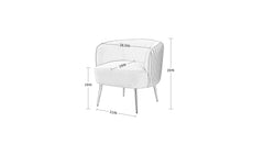 Blue Leiser Accent Chair - All India Decor