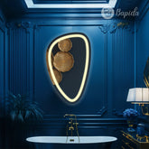 Basin Irregular LED Mirror - All India Decor