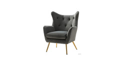Grey Dawson Accent Chair - All India Decor