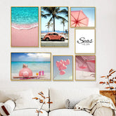 Holiday Beach Wall Frame Set of 7 - All India Decor