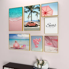 Holiday Beach Wall Frame Set of 7 - All India Decor