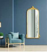Victorian Arched Full length Mirror (Glam Gold)