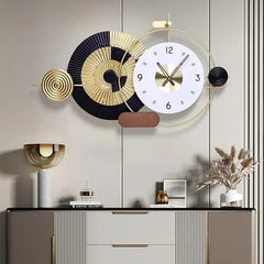 Metal Abstract Luxury Wall Clock - All India Decor