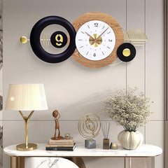 Modern Orb Metal Art Clock - All India Decor