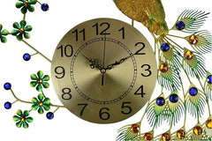 Vastu Peacock Wall Watch - All India Decor
