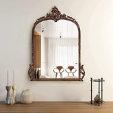 Victorian Arched Antique Wall Mirror (Vintage Copper) - All India Decor