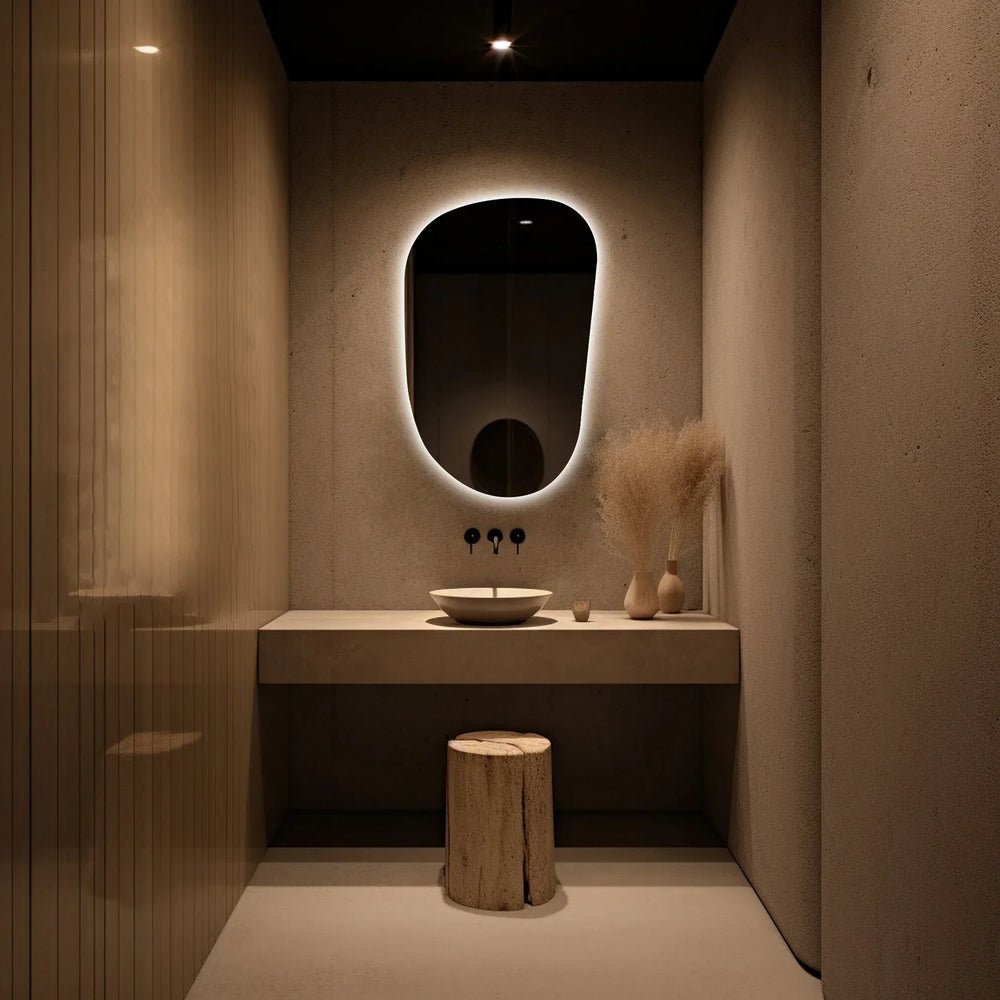 Bellemoor Irregular LED Mirror - All India Decor