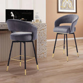 Grey Mixoy Bar Stool - All India Decor