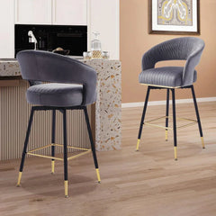 Grey Mixoy Bar Stool - All India Decor