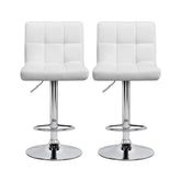 Luxurious Leatherette White Bar Stool - All India Decor