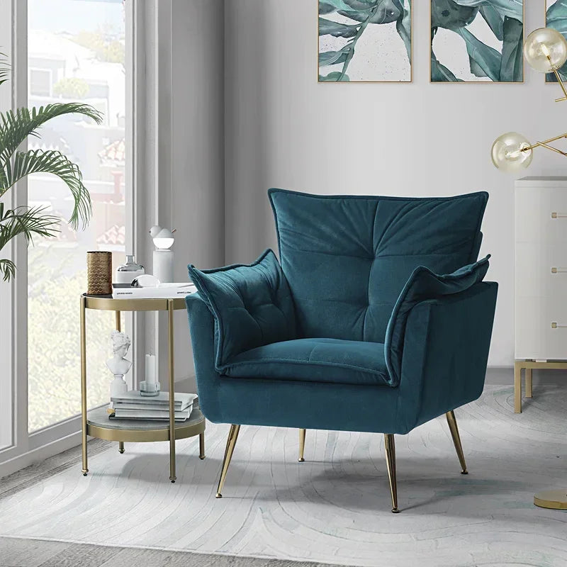 Teal Fyn Accent Chair - All India Decor