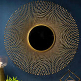Lattice Round Mirror - All India Decor