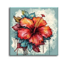 Nature's Harmony Serene Flower Paintings - All India Decor