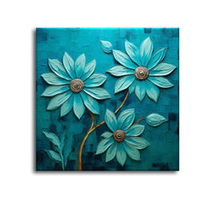 Colorful Meadows Lively Flower Art - All India Decor