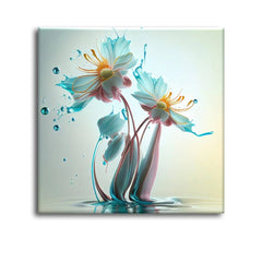 Botanical Harmony Serene Wall Paintings - All India Decor