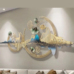 Gingko Leaf Metal Wall Art - All India Decor