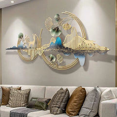 Gingko Leaf Metal Wall Art - All India Decor