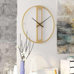Modern Gold Wall Clock - All India Decor