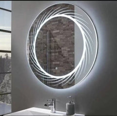 LED Mirror with design - All India Decor