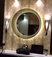 LED Mirror with design - All India Decor