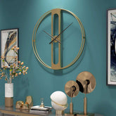 Modern Gold Wall Clock - All India Decor