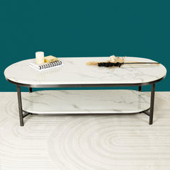 Whispering Essence Coffee Table - Black (STAINLESS STEEL) - All India Decor