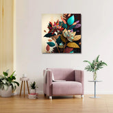 Floral Serenity Wall Art for Tranquil Spaces - All India Decor