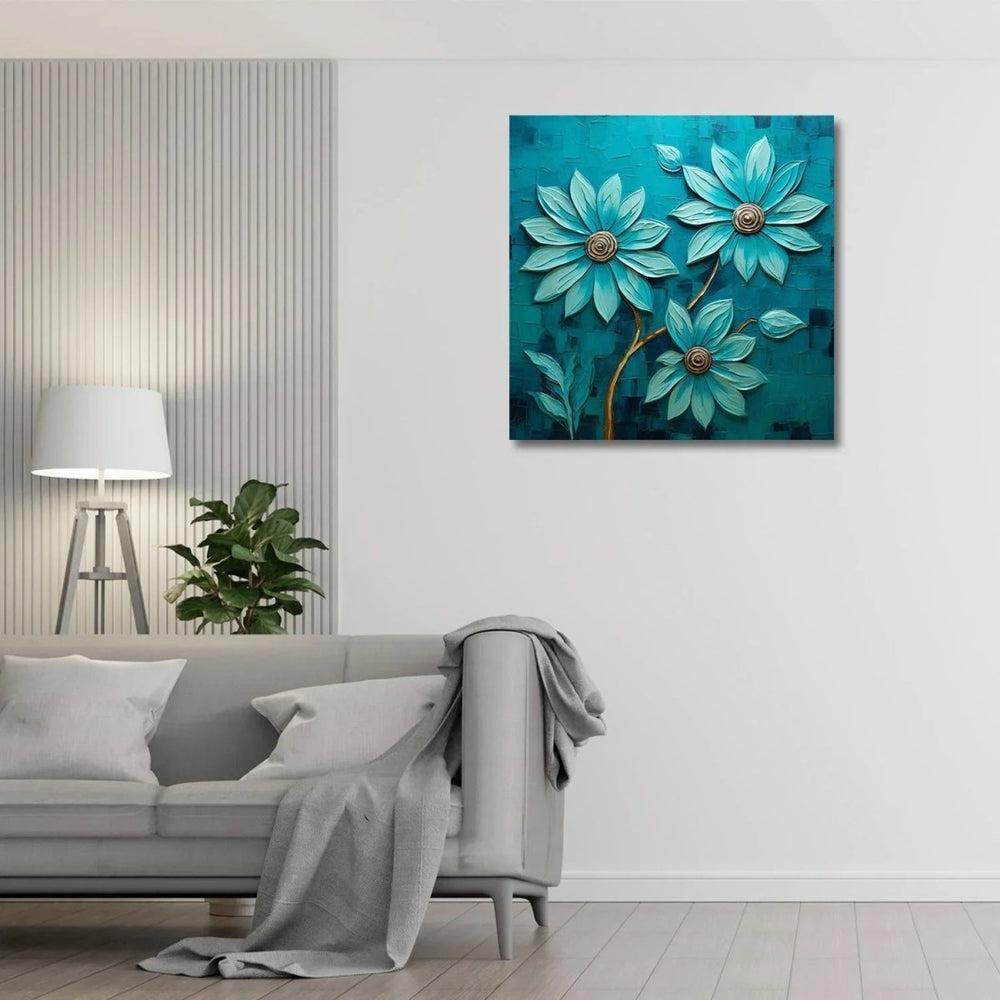 Colorful Meadows Lively Flower Art - All India Decor